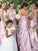 Satin Woven Trumpet/Mermaid Elastic Sleeveless One-Shoulder Floor-Length Bridesmaid Dresses