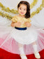 Scoop A-Line/Princess Sleeves Tulle Sequin Tea-Length Short Flower Girl Dresses