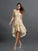 Hand-Made Low A-Line/Princess Sweetheart Sleeveless High Flower Chiffon Bridesmaid Dresses