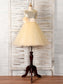 Sleeveless Tea-Length A-Line/Princess Scoop Hand-Made Flower Tulle Flower Girl Dresses