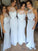 Sheath/Column Halter Floor-Length Sash/Ribbon/Belt Sleeveless Stretch Crepe Bridesmaid Dresses