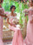 Sheath/Column Lace Off-the-Shoulder Sweep/Brush Sleeveless Train Satin Bridesmaid Dresses