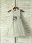 Sleeveless Flower Scoop Hand-Made A-line/Princess Long Net Dresses