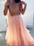 Sweep/Brush Train High A-Line/Princess Sleeveless Neck Beading Tulle Two Piece Dresses