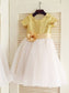 Sleeves Sequin Scoop A-line/Princess Short Long Tulle Dresses
