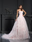 Gown Sleeveless Ruffles Long Sweetheart Ball Organza Wedding Dresses