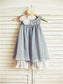 Ruffles Scoop Tea-Length Chiffon Sleeveless A-line/Princess Flower Girl Dresses