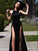 Sleeveless A-Line/Princess Jewel Floor-Length Sequin Dresses