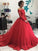 Tulle Sleeves Gown Ball Long Lace Off-the-Shoulder Court Train Dresses