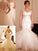 Tulle Trumpet/Mermaid Floor-Length Sleeveless Straps Wedding Dresses