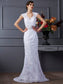 Long Trumpet/Mermaid Applique Sleeveless Satin Wedding Dresses