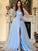 Off-the-Shoulder Sleeves Long A-Line/Princess Beading Floor-Length Tulle Dresses