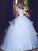 Ball Gown Floor-Length Sleeves Lace Sweetheart Long Tulle Wedding Dresses