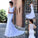 Long Trumpet/Mermaid V-neck Sleeveless Applique Satin Wedding Dresses