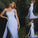 Sleeveless One-Shoulder Jersey Ruched Sheath/Column Sweep/Brush Train Bridesmaid Dresses
