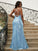 Ruched V-neck Sheath/Column Sequins Sleeveless Floor-Length Dresses
