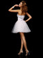 A-Line/Princess Sweetheart Homecoming Dresses Sleeveless Beading Aria Short Organza