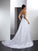 Sweetheart Long Sleeveless Ruffles A-Line/Princess Taffeta Wedding Dresses