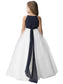 A-Line/Princess Sleeveless Floor-Length Sash/Ribbon/Belt Tulle Scoop Flower Girl Dresses