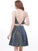 A-Line/Princess Beading V-neck Sequins Sleeveless Short/Mini Dresses