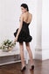 Desirae Sheath/Column Sweetheart Sleeveless Beading Pleats Short Taffeta Cocktail Homecoming Dresses Dresses