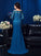 Mother Off-the-Shoulder Long of Long Chiffon Sheath/Column Sleeves Beading the Bride Dresses