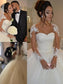Applique Scoop Ball Tulle Long Sleeves Gown Court Train Wedding Dresses