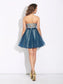 Homecoming Dresses A-Line/Princess Sweetheart Ruffles Sleeveless Araceli Short Net Dresses