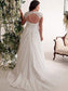 Sweep/Brush Lace Train Sleeveless Chiffon Empire Sweetheart Plus Size Wedding Dresses