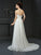 Sleeveless Sweetheart Long Ruffles A-Line/Princess Chiffon Wedding Dresses