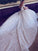 Tulle V-neck Gown Chapel Sleeveless Ball Train Wedding Dresses