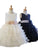 A-Line/Princess Flower Short/Mini Sleeveless Hand-Made Jewel Tulle Flower Girl Dresses