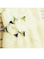 Tulle Tea-Length A-line/Princess Straps Hand-made Flower Sleeveless Flower Girl Dresses
