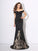 Off-the-Shoulder Lace Sleeveless Trumpet/Mermaid Long Satin Dresses