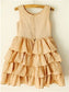 Sleeveless Layers Chiffon Tea-Length Scoop A-line/Princess Flower Girl Dresses
