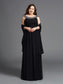 Rhinestone A-Line/Princess Long Chiffon Sleeveless Scoop Plus Size Dresses