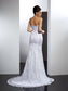 Trumpet/Mermaid Applique Long Sleeveless Sweetheart Lace Wedding Dresses