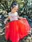 Tulle Lace A-Line/Princess Sleeveless Tea-Length Scoop Flower Girl Dresses