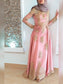 Applique Long Sleeves Floor-Length A-Line/Princess Scoop Tulle Muslim Dresses