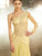 Sleeves Sweep/Brush Sheath/Column Long One-Shoulder Lace Train Chiffon Dresses
