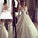 Court Train Sleeves Gown Scoop Long Ball Lace Wedding Dresses