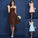 A-Line/Princess Sleeveless Short Strapless Satin Bridesmaid Dresses