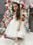 Knee-Length Tulle Scoop Lace A-Line/Princess Sleeveless Flower Girl Dresses