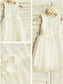 Tulle Sleeveless Sequin Scoop A-line/Princess Knee-Length Flower Girl Dresses