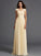 A-Line/Princess Long Ruffles Sleeveless Straps Chiffon Bridesmaid Dresses