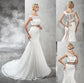 Sleeveless Long Neck Sheer Sheath/Column Sash/Ribbon/Belt Lace Wedding Dresses