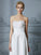 Sweetheart Sleeveless Beading Asymmetrical A-Line/Princess Tulle Wedding Dresses