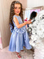 Scoop Sleeveless A-Line/Princess Knee-Length Bowknot Satin Flower Girl Dresses