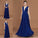 V-neck Floor-Length A-Line/Princess Pleated Sleeveless Chiffon Bridesmaid Dress
